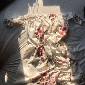 Floral high/low dress